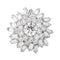 Bague 50 Bague cocktail en platine sertie de diamants 58 Facettes 4585551RV
