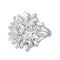 Bague 50 Bague cocktail en platine sertie de diamants 58 Facettes 4585551RV