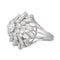 Bague 50 Bague cocktail en platine sertie de diamants 58 Facettes 4585551RV