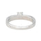 Bague 49 Bague Or blanc 58 Facettes 4607370RV