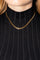 Collier Collier maille anglaise en or jaune 18 carats 58 Facettes 4650945CN