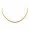 Collier Collier maille anglaise en or jaune 18 carats 58 Facettes 4650945CN