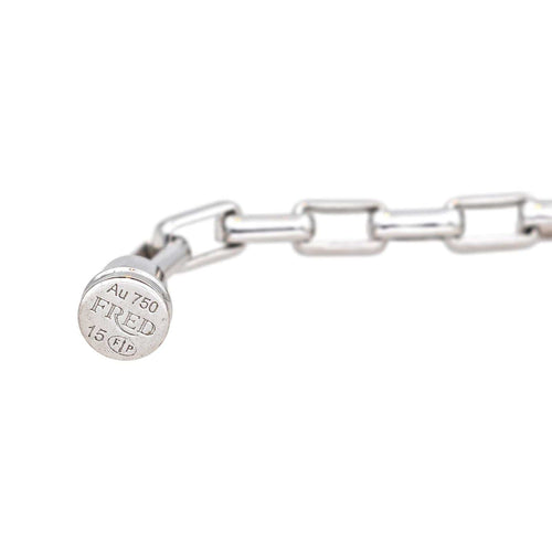 Bracelet Fred Force 10 - Bracelet en or blanc 18 carats et diamants 58 Facettes 4756866RV