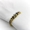 Bracelet Bracelet édouardien à mailles gourmette graduées en or 14K avec diamants, rubis et saphir 58 Facettes