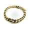 Bracelet Bracelet édouardien à mailles gourmette graduées en or 14K avec diamants, rubis et saphir 58 Facettes