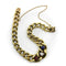 Bracelet Bracelet édouardien à mailles gourmette graduées en or 14K avec diamants, rubis et saphir 58 Facettes