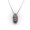Broche Broche ovale victorienne en argent et or 14 ct avec diamants 58 Facettes