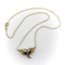 Collier Collier victorien en or jaune 14k ailes d’ange et perles de semence 58 Facettes A20019