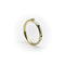Bague Bague en or 18k émaillée noir et blanc avec diamant 58 Facettes A20017