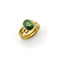 Bague Bague martelée à la main en or 22 carats avec tourmaline bleu-vert 58 Facettes A2002C