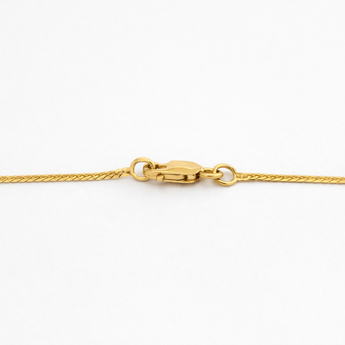 Collier Collier en or jaune 18 carats avec diamants et rubis 58 Facettes 34623