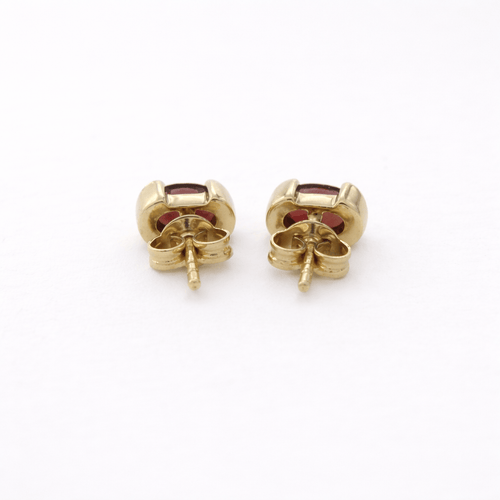 Boucles d'oreilles Boucles d’oreilles en or jaune 18 carats et grenats 58 Facettes 34629