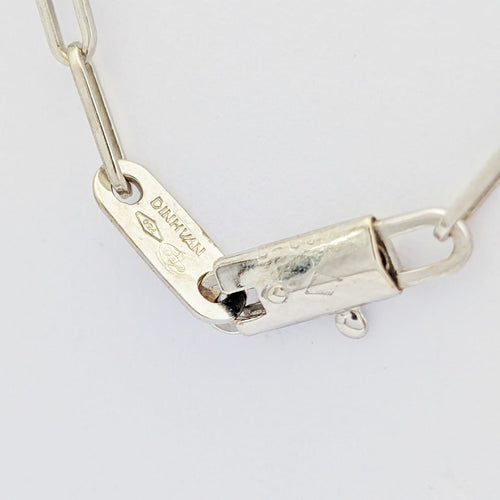Collier Dinh Van Le Cube Diamant - Collier en or blanc 18 carats et diamant 58 Facettes 33777