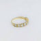 Bague 54 Demi-alliance - Bague en or jaune 18 carats et diamants 58 Facettes 31186
