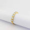 Bague 54 Demi-alliance - Bague en or jaune 18 carats et diamants 58 Facettes 31186