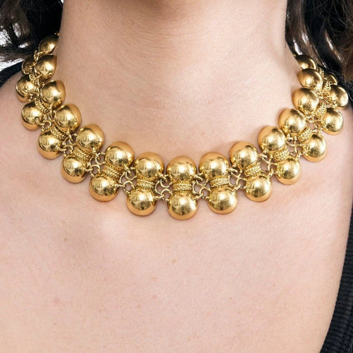 Collier RENÉ BOIVIN - Collier "Sablier" en or jaune 58 Facettes