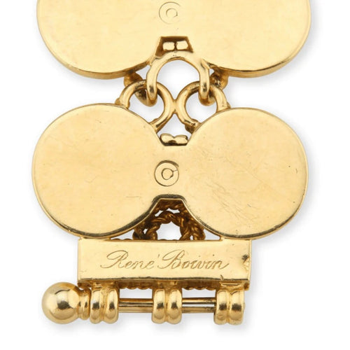 Collier RENÉ BOIVIN - Collier "Sablier" en or jaune 58 Facettes