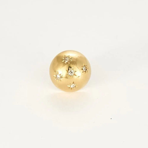 Boucles d'oreilles Boucles d'oreilles dôme en or jaune et diamants 58 Facettes LAV2229X2