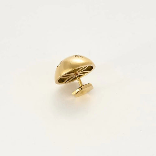 Boucles d'oreilles Boucles d'oreilles dôme en or jaune et diamants 58 Facettes LAV2229X2