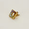 Boucles d'oreilles Boucles d’oreilles Arc-en-ciel en or jaune 18K et quartz multicolores 58 Facettes REU0798