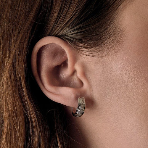 Boucles d'oreilles Boucles d'oreilles en or blanc et diamants 58 Facettes ALE5012X2