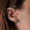 Boucles d'oreilles Boucles d'oreilles en or blanc et diamants 58 Facettes ALE5012X2