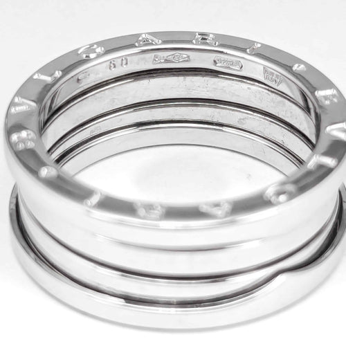 Bague 60 BVLGARI B.zero1 - Bague en or blanc 18 carats 58 Facettes 32404