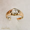 Bague 47 Bague Belcher édouardienne en or rose 14K avec diamant 58 Facettes 2466