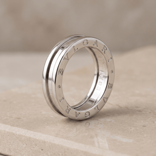 Bague 58.5 Bulgari B.Zero1 - Bague en or blanc 58 Facettes 2157