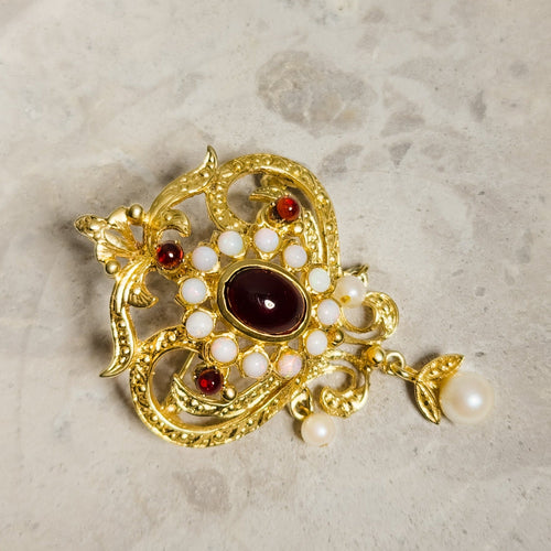 Pendentif Pendentif/Broche antique en or 58 Facettes 2976