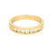 Bague 56 Alliance - Bague en or jaune 18K et diamants 0,56 ct 58 Facettes SAI0364