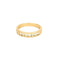 Bague 56 Alliance - Bague en or jaune 18K et diamants 0,56 ct 58 Facettes SAI0364
