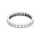Bague 54 Alliance - Bague en platine et diamants 58 Facettes DRE1831