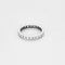 Bague 54 Alliance - Bague en platine et diamants 58 Facettes DRE1831