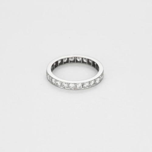 Bague 54 Alliances Platine Diamants 58 Facettes DRE1831