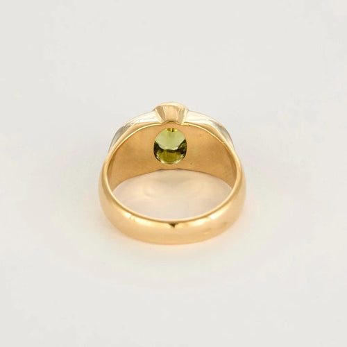Bague 56 Bague en or jaune, péridot et citrines 58 Facettes MON0771