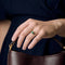 Bague 50.5 Bague en or jaune 18K avec émeraude 0,45 ct et diamants 58 Facettes COMP0989