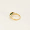 Bague 50.5 Bague en or jaune 18K avec émeraude 0,45 ct et diamants 58 Facettes COMP0989
