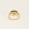 Bague 50.5 Bague en or jaune 18K avec émeraude 0,45 ct et diamants 58 Facettes COMP0989