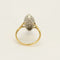 Bague 57 Bague marquise en or jaune et or blanc 18K sertie de diamants 58 Facettes MONTG0047