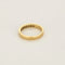 Bague 53.5 Demi-alliance - Bague en or jaune 18K et diamants princesse 58 Facettes SQU3662X2