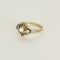 Bague 50.5 Bague de jeune fille en or jaune et or blanc 18K, diamants et perle de culture 58 Facettes SQU3784X5
