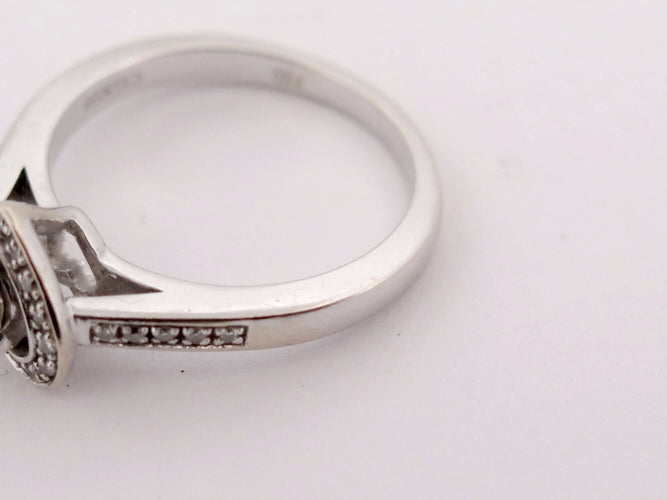 Bague 51 Mauboussin Sex Love Touch - Bague en or blanc 18k et diamants 0,31 ct 58 Facettes 272829