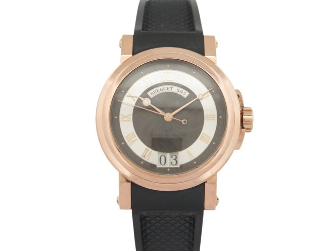 Montre Breguet Marine - Montre automatique Grande Date 5817 en or rose 18k 58 Facettes 272550