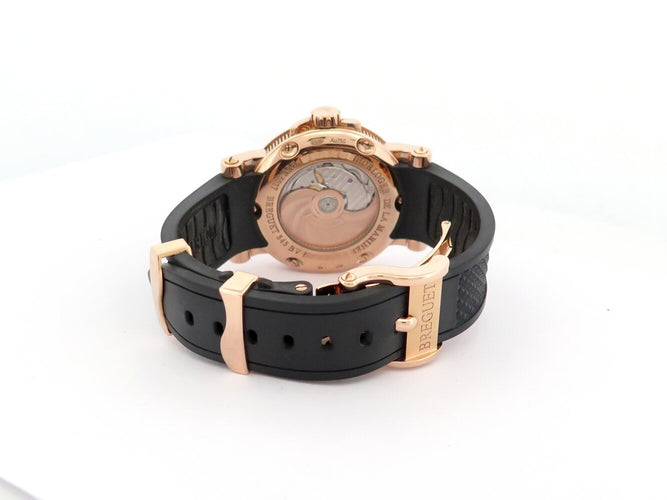 Montre Breguet Marine - Montre automatique Grande Date 5817 en or rose 18k 58 Facettes 272550
