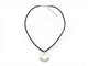 Collier collier DINH VAN pendentif cible or blanc 18k 6.3gr & diamants cordon baccarat 58 Facettes 272709