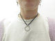 Collier collier DINH VAN pendentif cible or blanc 18k 6.3gr & diamants cordon baccarat 58 Facettes 272709