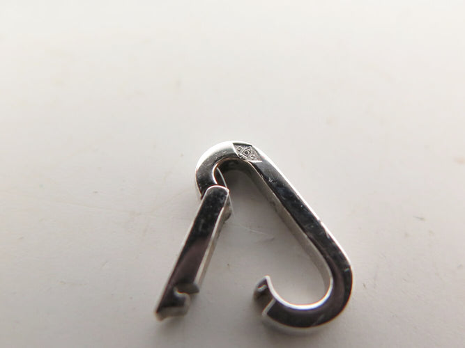 Collier collier DINH VAN pendentif cible or blanc 18k 6.3gr & diamants cordon baccarat 58 Facettes 272709