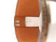 Bracelet Hermès Médor Collier de Chien - Bracelet en cuir de lézard niloticus argenté 58 Facettes 272558