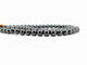 Collier Collier double rangs perles d'hématite noires en or jaune 18k et diamants 0,67 ct 58 Facettes 272071